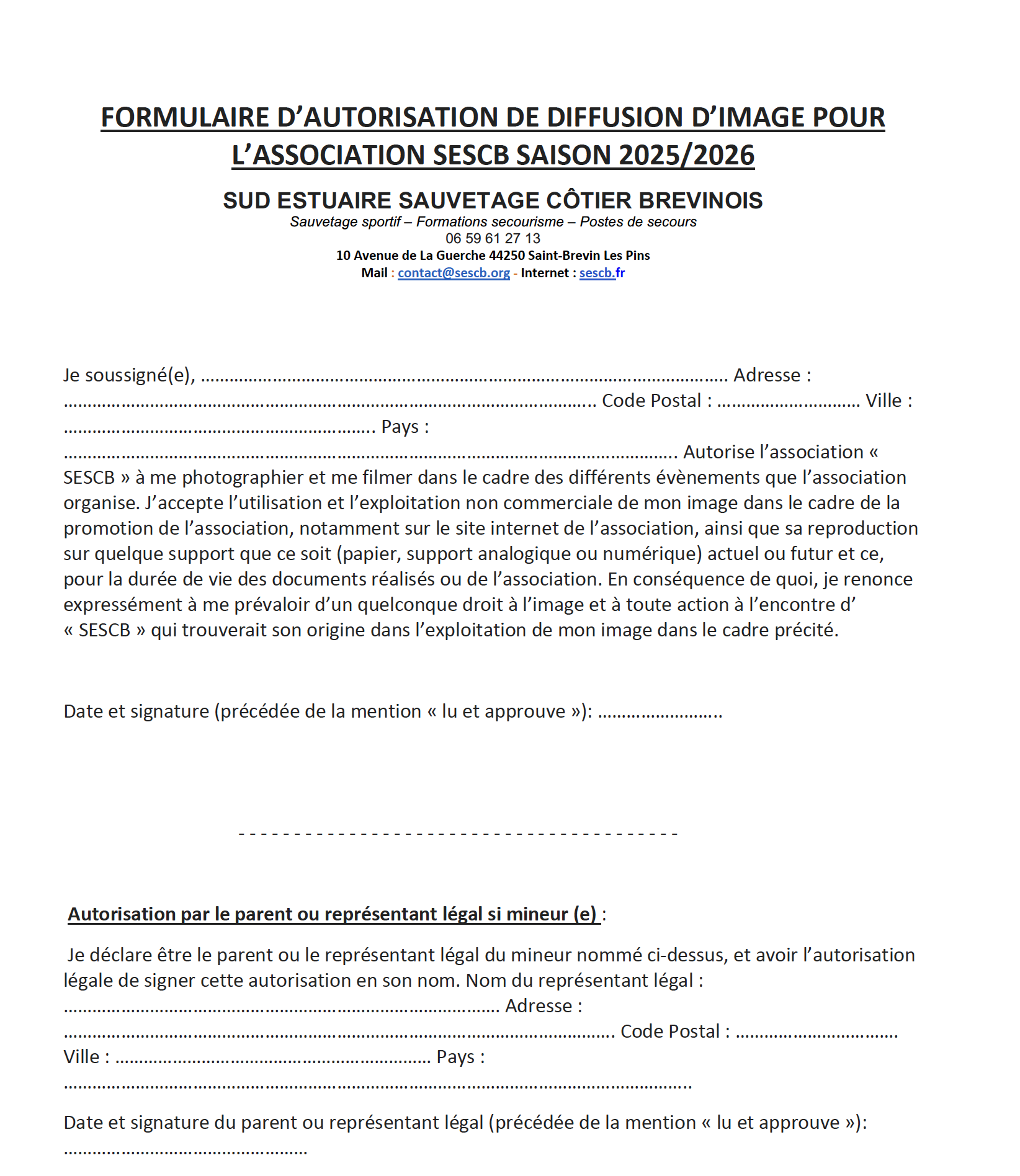 Demande de signature du droit à l&rsquo;image : athlètes et parents d&rsquo;athlètes